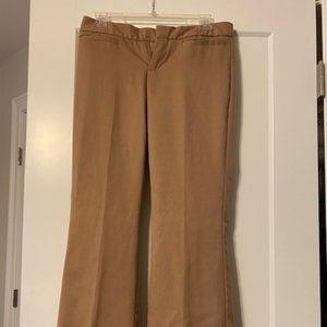 Dark tan slacks